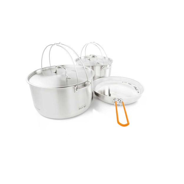 GLACIER STAINLESS TROOP COOK SET