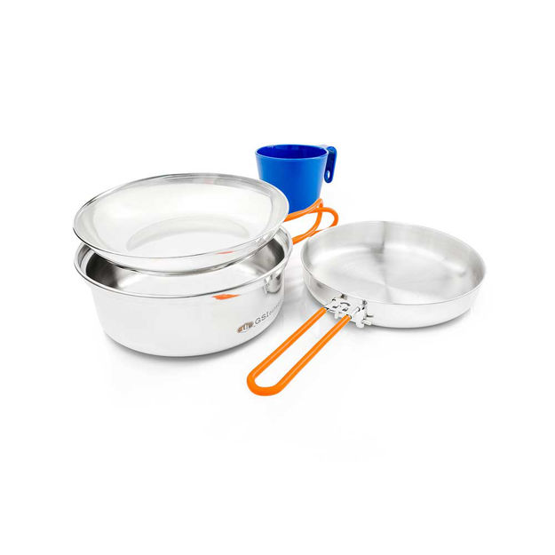 GLACIER STAINLESS 1 PERSON MESS KIT