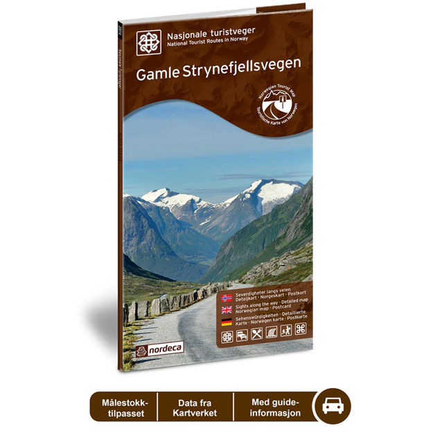 GAMLE STRYNEFJELLSVEGEN 1:50 000