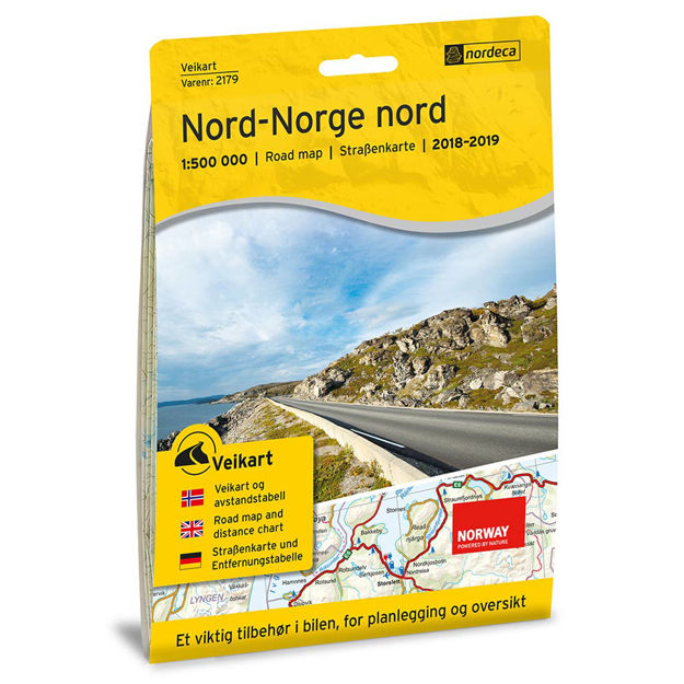 VEIKART NORD-NORGE NORD 1:500 000