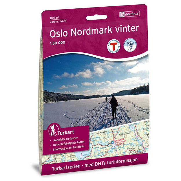 OSLO NORDMARK VINTER 1:50 000