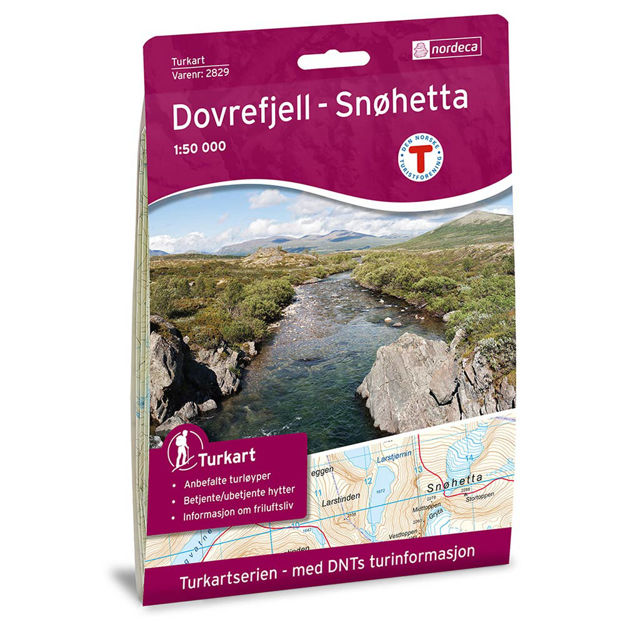 DOVREFJELL SNØHETTA 1:50 000