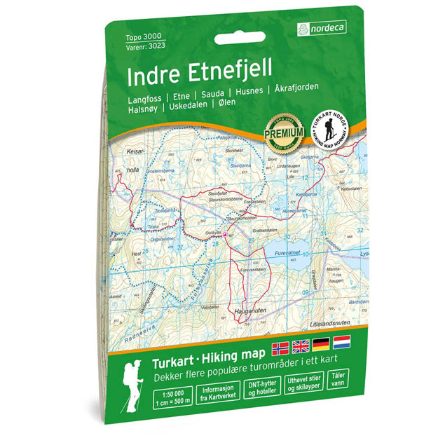 INDRE ETNEFJELL 1:50 000