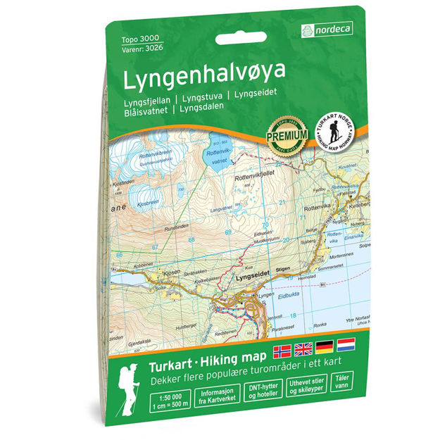 LYNGENHALVØYA 1:50 000