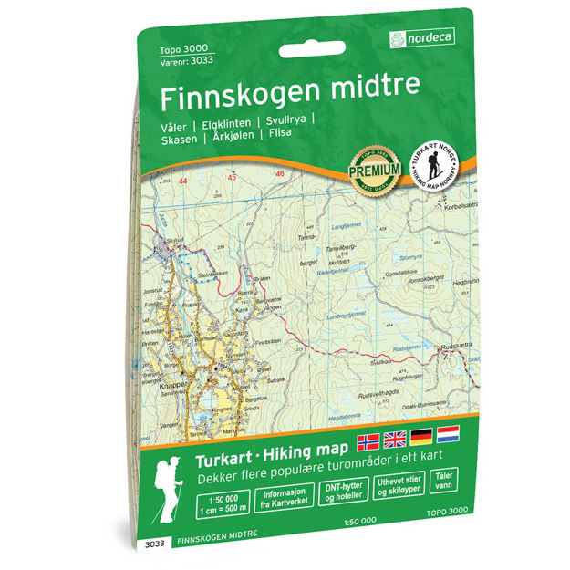 FINNSKOGEN MIDTRE 1:50 000