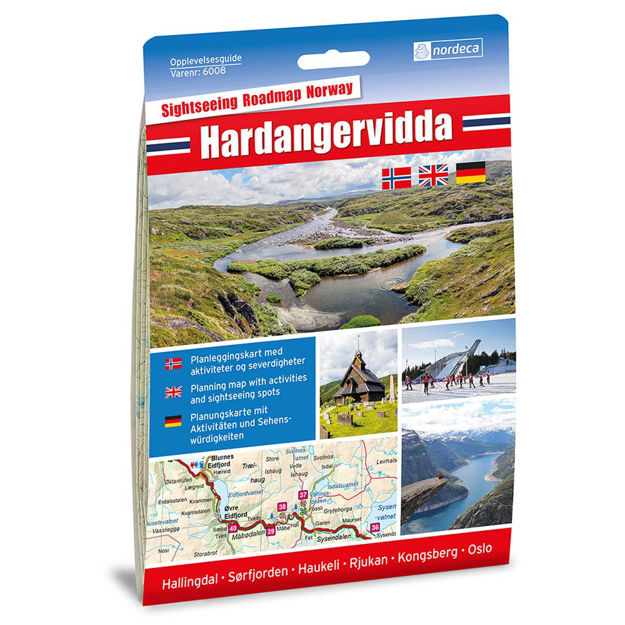 HARDANGERVIDDA 1:250 000