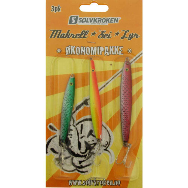 SLUKSETT 3 PK MAKRELL SEI LYR 1x28G, 1x32G, 1x38G