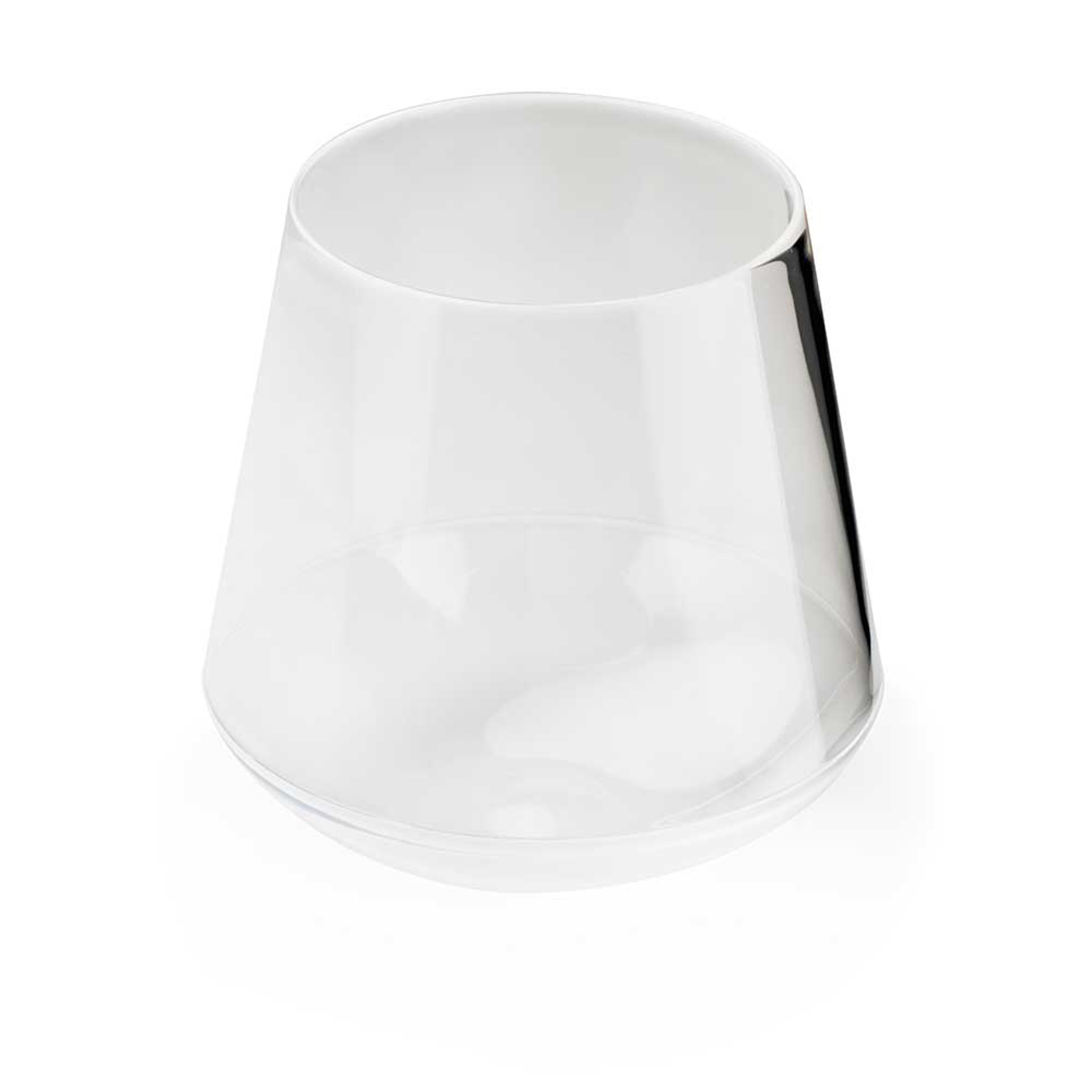 STEMLESS RED WINE GLASS