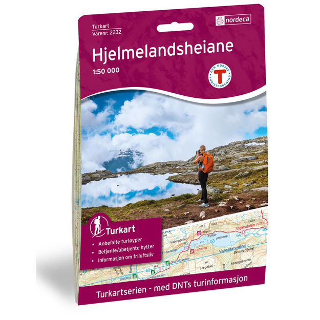 HJELMELANDSHEIANE 1:50 000