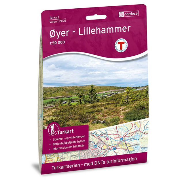ØYER - LILLEHAMMER 1:50 000