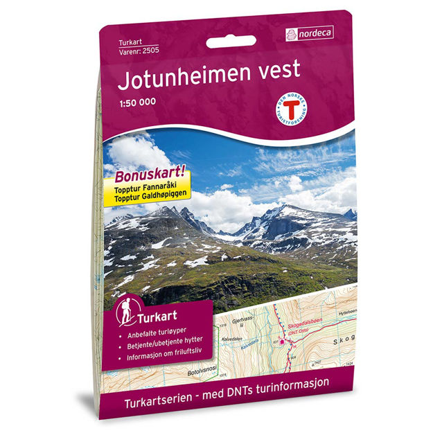 JOTUNHEIMEN VEST 1:50 000