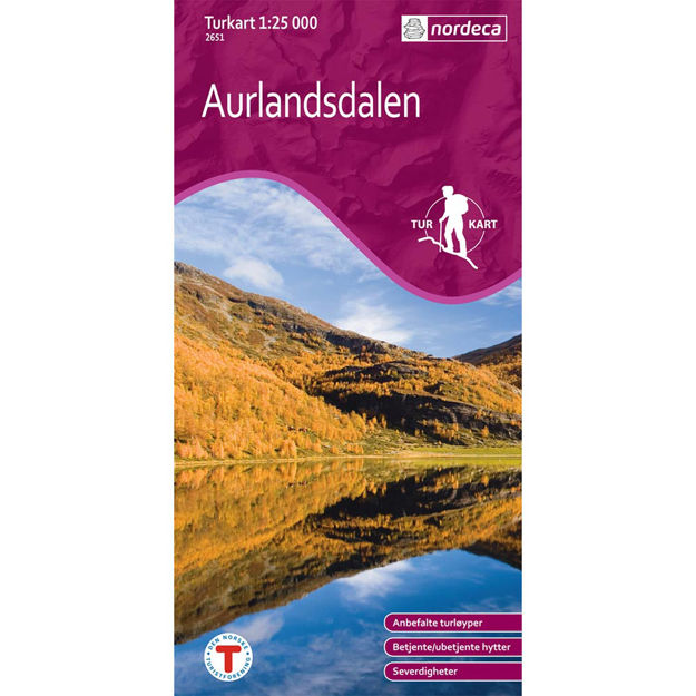 AURLANDSDALEN ØSTERBØ 1:25 000