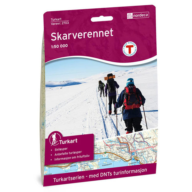 SKARVERENNET 1:50 000