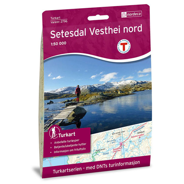 SETESDAL VESTHEI NORD 1:50 000