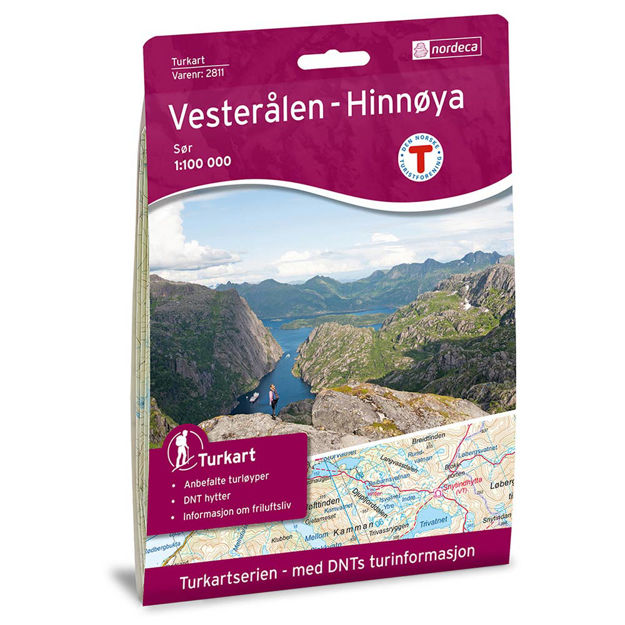 VESTERÅLEN HINNØYA SØR 1:100 000
