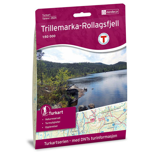 TRILLEMARKA-ROLLAGSFJELL 1:50 000