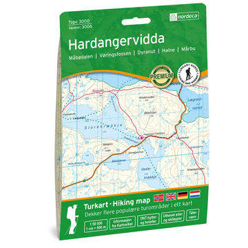 Bilde av HARDANGERVIDDA 1:50 000