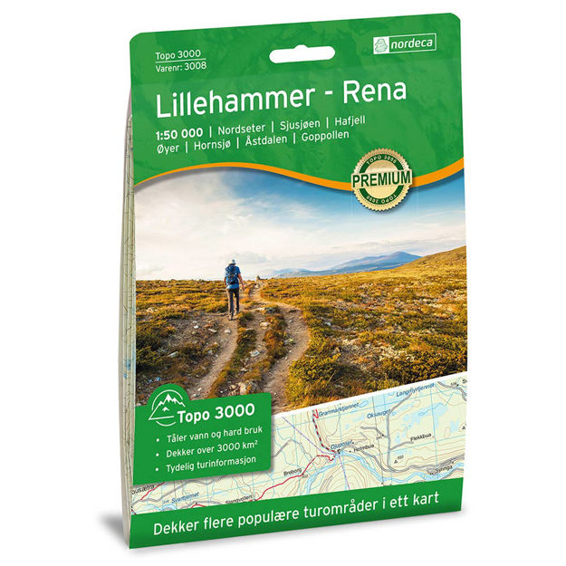 LILLEHAMMER- RENA 1 :50 000