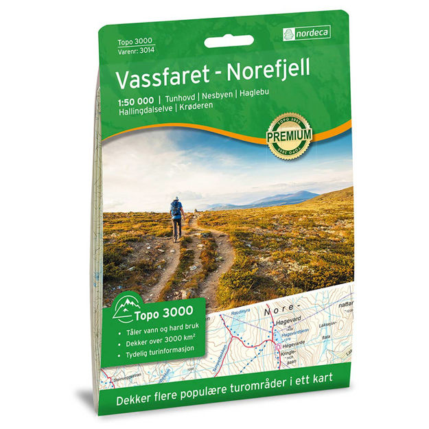 VASSFARET-NOREFJELL 1:50 000