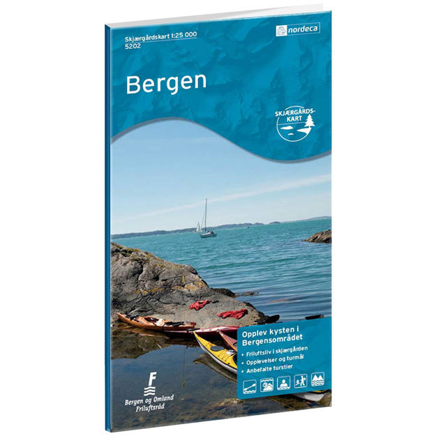 SKJÆRGÅRDSKART BERGEN 1:25 000