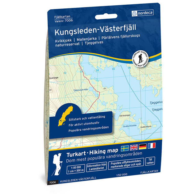 KUNGSLEDEN-VÄSTERFJÄLL 1:50 000