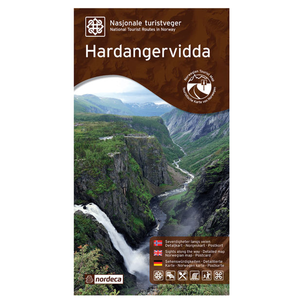 HARDANGERVIDDA 1:50 000