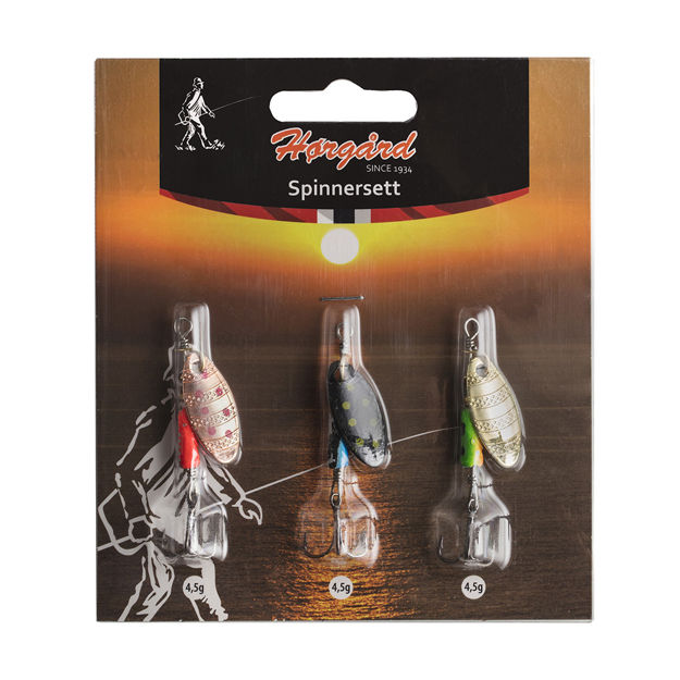 HØRGÅRD SLUKSETT 3PK SPINNERE
