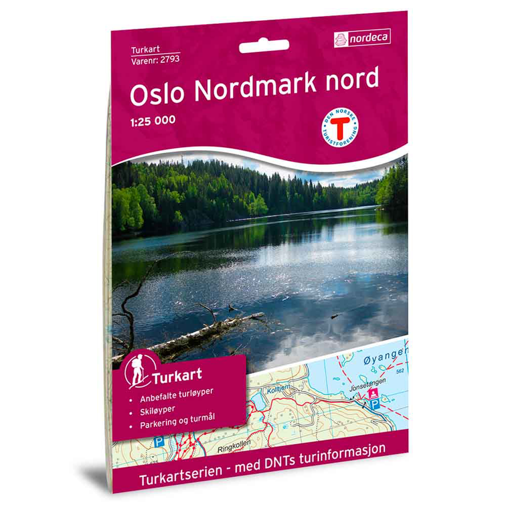 OSLO NORDMARK NORD 1:25 000