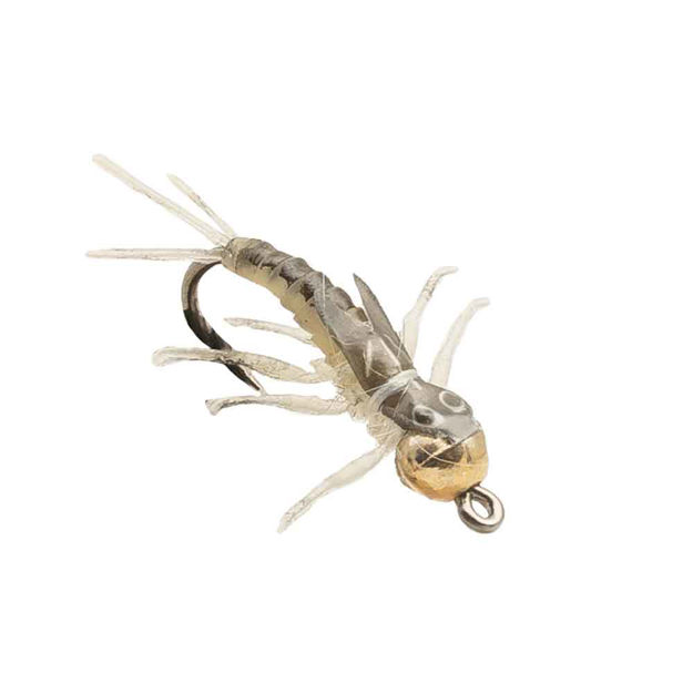 JSON FLIES 2 PK MAYFLY GREY-BEIGE TUNGSTEN #5