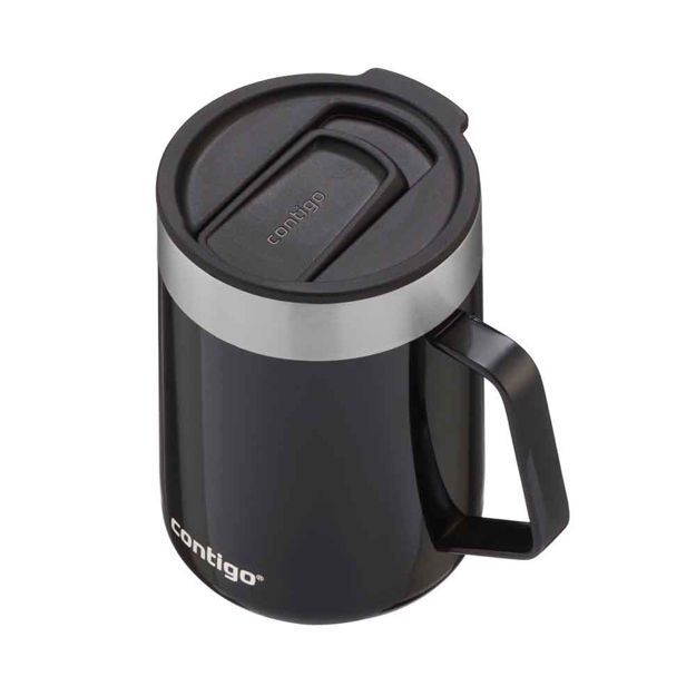 STREETERVILLE DESK MUG SS 14OZ LICORICE