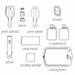 GOURMET KITCHEN SET 11 PARTS