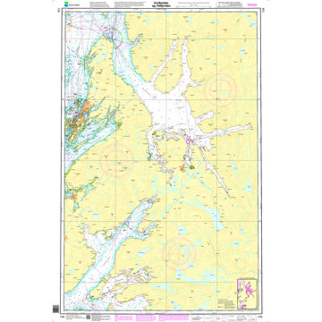 Bilde av Ursfjorden og Velfjorden hovedkartserien sjø