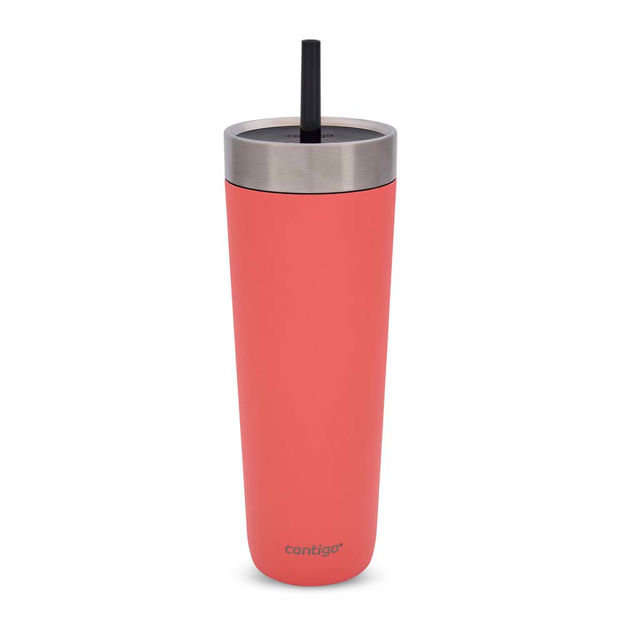LUXE SPILLPROOF TUMB SS 24OZ CORAL 
