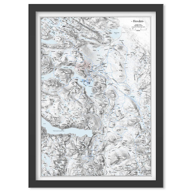 VEGGKART HOVDEN 