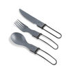 TEKK TRIO FOLDING CUTLERY SET GREY