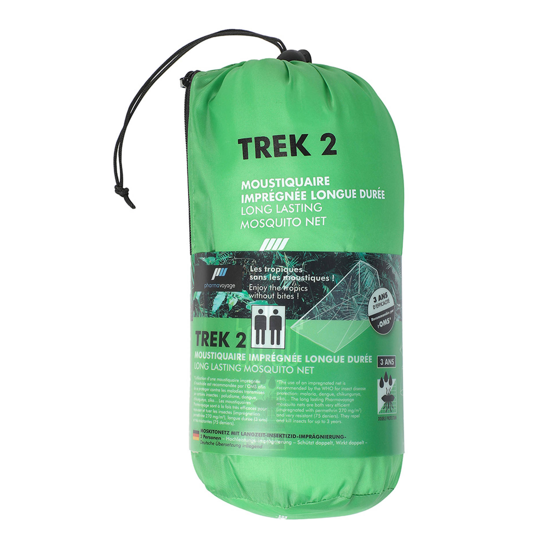 PHARMAVOYAGE MOSQUITO NET TREK 2 - IMPREGNATED