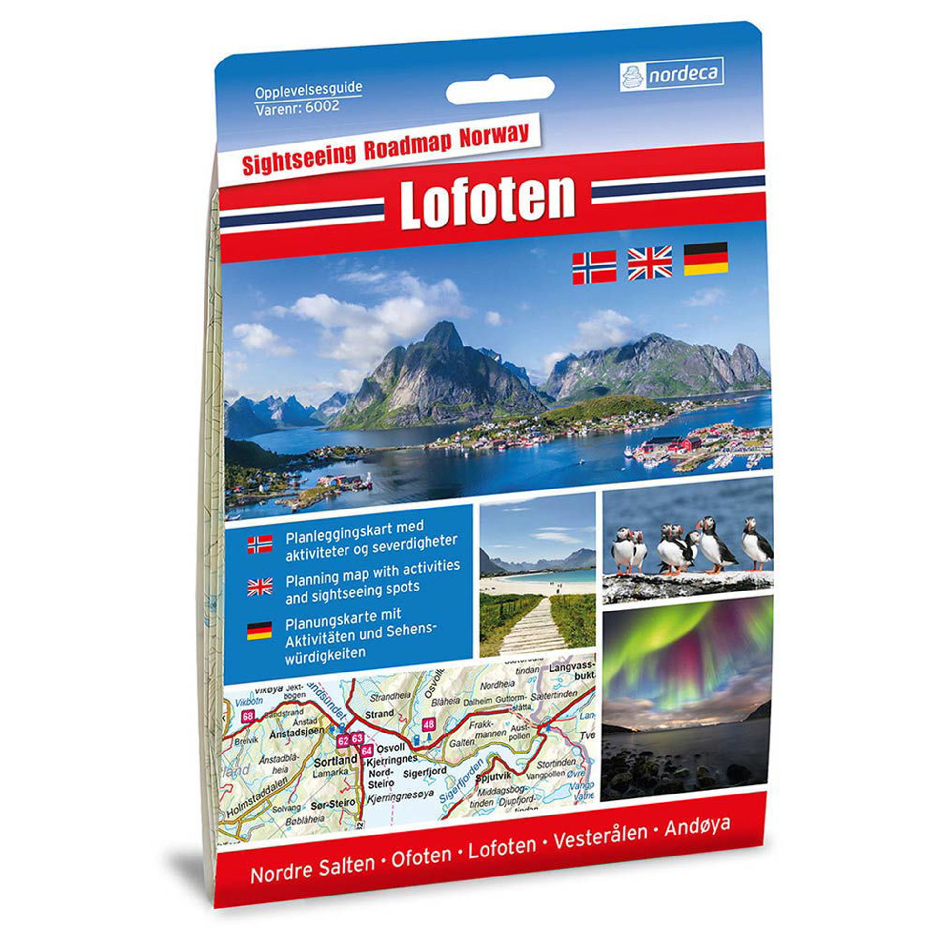 Bilde av LOFOTEN 1:250 000 M/HEFTE