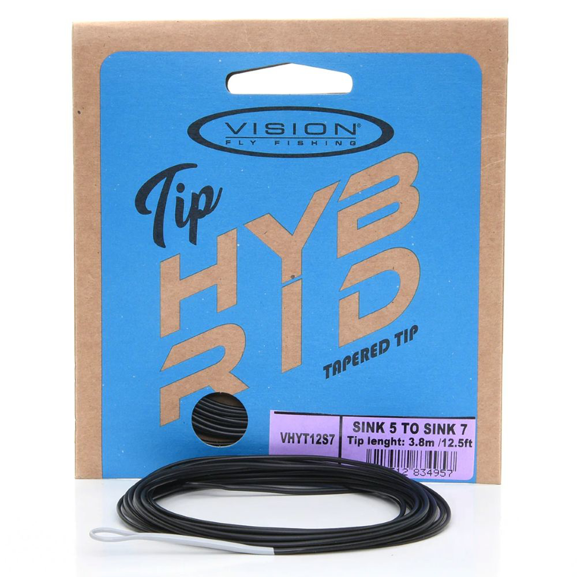 VISION HYBRID Sink5 to Sink7 - tip 12.5ft fly line