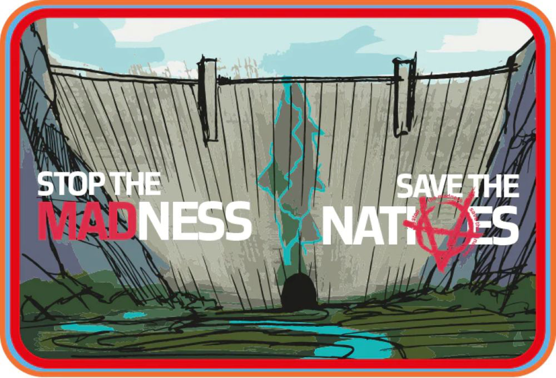 VISION Natives sticker 120mm 