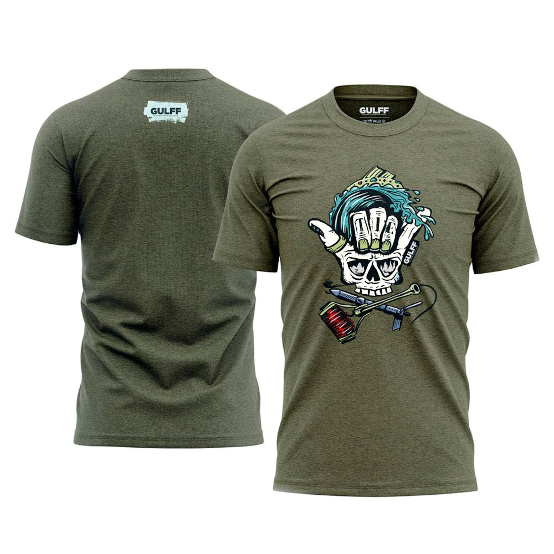 GULFF SKULL SHIRT L