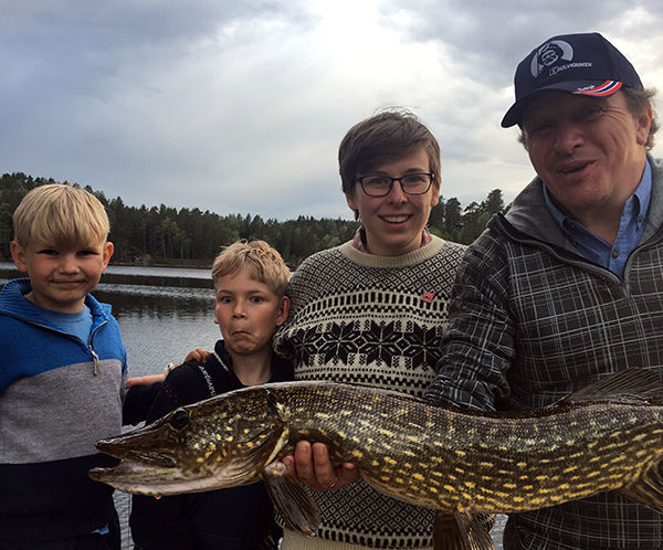 Gjeddefiske Sølvkroken hele gjengen med gjedda