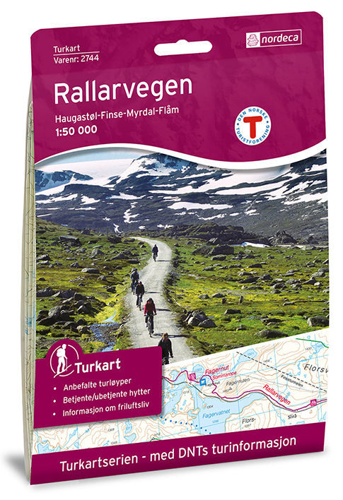 Rallarvegen kart